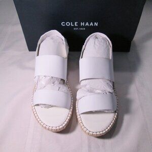 Cole Haan CloudFeel Leather Espadrille Sandals 11M